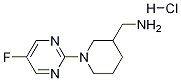 [1-(5-Fluoro-pyrimidin-2-yl)-piperidin-3-yl]-methyl-amine hydrochloride Struktur