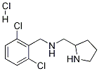 (2,6-Dichloro-benzyl)-pyrrolidin-2-ylmethyl-amine hydrochloride Structure