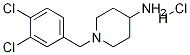 1-(3,4-二氯-苄基)-哌啶-4-基胺盐酸盐,,结构式