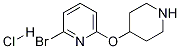  2-Bromo-6-(piperidin-4-yloxy)-pyridine hydrochloride