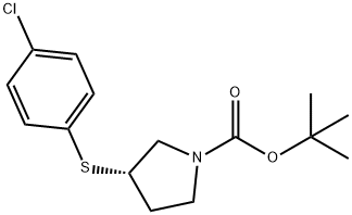 (S)-3-(4-Chloro-phenylsulfanyl)-pyrrolidine-1-carboxylic acid tert-butyl ester