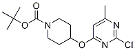 4-(2-氯-6-甲基-嘧啶-4-基氧基)-哌啶-1-羧酸叔丁基酯