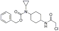 (1R,4R)-[4-(2-Chloro-acetylaMino)-cyclohexyl]-cyclopropyl-carbaMic acid benzyl ester Struktur