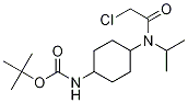 (1R,4R)-{4-[(2-Chloro-acetyl)-isopropyl-aMino]-cyclohexyl}-carbaMic acid tert-butyl ester 结构式