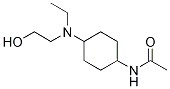 (1R,4R)-N-{4-[Ethyl-(2-hydroxy-ethyl)-aMino]-cyclohexyl}-acetaMide,,结构式