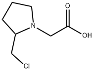 (2-ChloroMethyl-pyrrolidin-1-yl)-acetic acid Structure