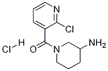 (3-氨基-哌啶-1-基)-(2-氯-吡啶-3-基)-甲酮盐酸盐 结构式