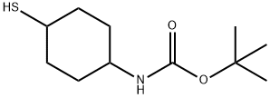 (4-Mercapto-cyclohexyl)-carbaMic acid tert-butyl ester, 1353979-18-6, 结构式