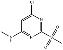 (6-Chloro-2-Methanesulfonyl-pyriMidin-4-yl)-Methyl-aMine Structure