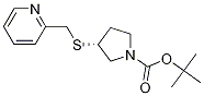 (R)-3-(Pyridin-2-ylMethylsulfanyl)-
pyrrolidine-1-carboxylic acid tert-
butyl ester,,结构式