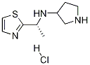 (R)-吡咯烷-3-基-(1-噻唑-2-基-乙基)-胺盐酸盐,1354025-90-3,结构式