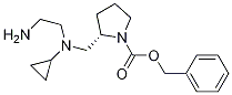(S)-2-{[(2-AMino-ethyl)-cyclopropyl-aMino]-Methyl}-pyrrolidine-1-carboxylic acid benzyl ester Structure