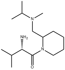 (S)-2-AMino-1-{2-[(isopropyl-Methyl-aMino)-Methyl]-piperidin-1-yl}-3-Methyl-butan-1-one Structure
