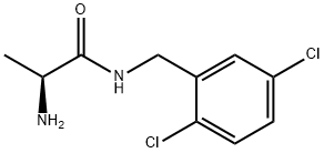 (S)-2-AMino-N-(2,5-dichloro-benzyl)-propionaMide 结构式
