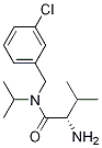 (S)-2-AMino-N-(3-chloro-benzyl)-N-isopropyl-3-Methyl-butyraMide Struktur