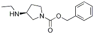 (S)-3-EthylaMino-pyrrolidine-1-carboxylic acid benzyl ester Structure