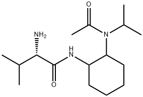 (S)-N-[2-(Acetyl-isopropyl-aMino)-cyclohexyl]-2-aMino-3-Methyl-butyraMide,1354032-94-2,结构式