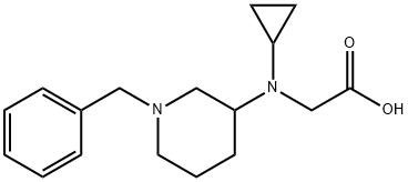 [(1-Benzyl-piperidin-3-yl)-cyclopropyl-aMino]-acetic acid 结构式