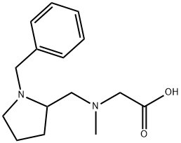 [(1-Benzyl-pyrrolidin-2-ylMethyl)-Methyl-aMino]-acetic acid Structure