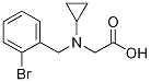 [(2-BroMo-benzyl)-cyclopropyl-aMino]-acetic acid Struktur