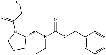 [(S)-1-(2-Chloro-acetyl)-pyrrolidin-2-ylMethyl]-ethyl-carbaMic acid benzyl ester,1354017-46-1,结构式