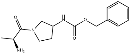 [1-((S)-2-AMino-propionyl)-pyrrolidin-3-yl]-carbaMic acid benzyl ester Structure