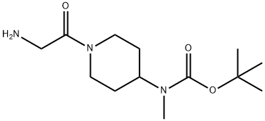 [1-(2-AMino-acetyl)-piperidin-4-yl]-Methyl-carbaMic acid tert-butyl ester Structure