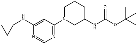 [1-(6-시클로프로필아미노-피리미딘-4-일)-피페리딘-3-일]-카르바민산tert-부틸에스테르