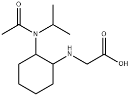 [2-(Acetyl-isopropyl-aMino)-cyclohexylaMino]-acetic acid Struktur