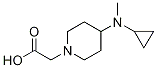 [4-(Cyclopropyl-Methyl-aMino)-piperidin-1-yl]-acetic acid Structure