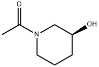 1-((S)-3-Hydroxy-piperidin-1-yl)-ethanone Struktur