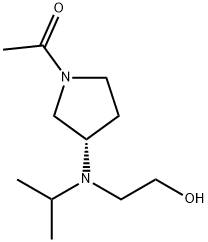 1-{(S)-3-[(2-Hydroxy-ethyl)-isopropyl-aMino]-pyrrolidin-1-yl}-ethanone Structure