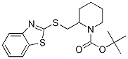 2-(Benzothiazol-2-ylsulfanylMethyl)
-piperidine-1-carboxylic acid tert-
butyl ester Structure