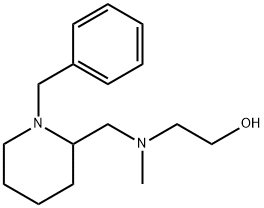 2-[(1-Benzyl-piperidin-2-ylMethyl)-Methyl-aMino]-ethanol 化学構造式