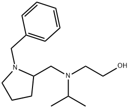 2-[(1-Benzyl-pyrrolidin-2-ylMethyl)-isopropyl-aMino]-ethanol 结构式