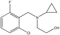 2-[(2-Chloro-6-fluoro-benzyl)-cyclopropyl-aMino]-ethanol Structure