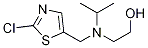 2-[(2-Chloro-thiazol-5-ylMethyl)-isopropyl-aMino]-ethanol Structure