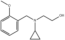 2-[Cyclopropyl-(2-Methoxy-benzyl)-aMino]-ethanol,1247805-67-9,结构式