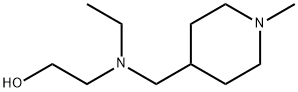 2-[Ethyl-(1-Methyl-piperidin-4-ylMethyl)-aMino]-ethanol Structure