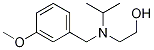 2-[Isopropyl-(3-Methoxy-benzyl)-aMino]-ethanol 化学構造式