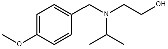 2-[Isopropyl-(4-Methoxy-benzyl)-aMino]-ethanol 化学構造式
