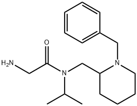 2-AMino-N-(1-benzyl-piperidin-2-ylMethyl)-N-isopropyl-acetaMide 结构式