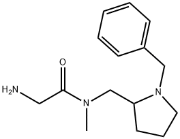 2-AMino-N-(1-benzyl-pyrrolidin-2-ylMethyl)-N-Methyl-acetaMide 结构式
