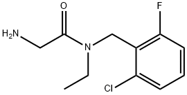 2-AMino-N-(2-chloro-6-fluoro-benzyl)-N-ethyl-acetaMide Struktur