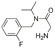 2-AMino-N-(2-fluoro-benzyl)-N-isopropyl-acetaMide 结构式