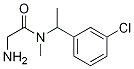 2-氨基-N-(1-(3-氯苯基)乙基)-N-甲基乙酰胺, 1179056-83-7, 结构式