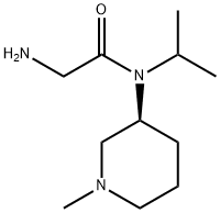 2-AMino-N-isopropyl-N-((S)-1-Methyl-piperidin-3-yl)-acetaMide 结构式