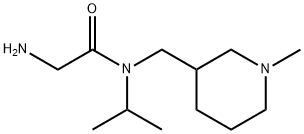 2-AMino-N-isopropyl-N-(1-Methyl-piperidin-3-ylMethyl)-acetaMide,1353986-12-5,结构式