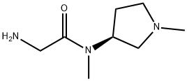 2-AMino-N-Methyl-N-((S)-1-Methyl-pyrrolidin-3-yl)-acetaMide Structure