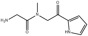 2-AMino-N-Methyl-N-[2-oxo-2-(1H-pyrrol-2-yl)-ethyl]-acetaMide 结构式